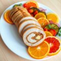 Varkensrollade met frisse citrusvruchten