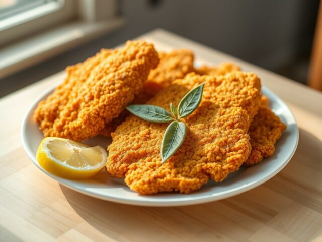 Varkensschnitzels met salie