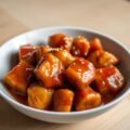 Varkensvlees in Jasje en Zoetzure Saus (Ku Lu Yuk)