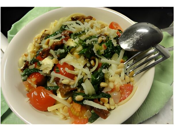 Vegetarische 15 minuten pasta