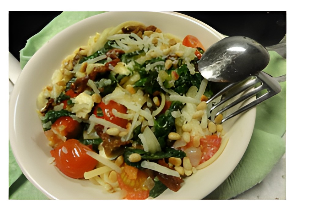 Vegetarische 15 minuten pasta