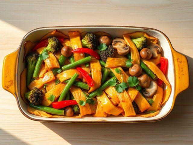 Vegetarische ovenschotel