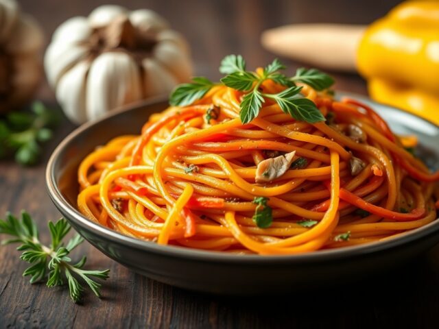 Vegetarische spaghetti