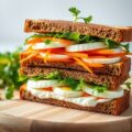 Veggie clubsandwich
