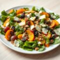 Veldsla met Comté en herfstvruchten