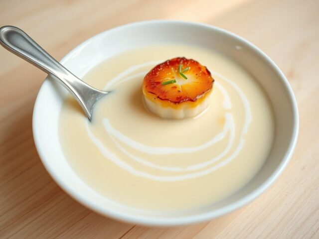 Velouté met sint-jakobsvrucht