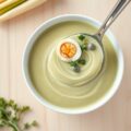 Velouté van groene asperges