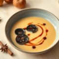Velouté van kastanjes met bloedworst