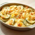 Venkel-courgette met kaas uit de oven