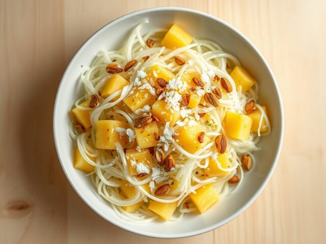 Venkelsalade met ananas