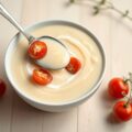Venkelsoep met cherrytomaatjes