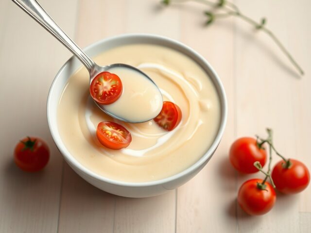 Venkelsoep met cherrytomaatjes