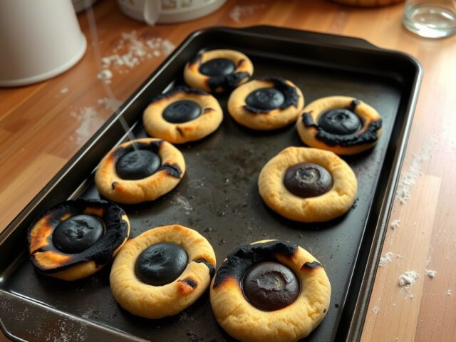 Verbrande koekjes