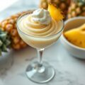 Verse ananas sherbet ( zie opm )
