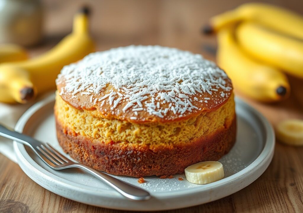 Verse ananascake, AI-gegenereerde illustratie