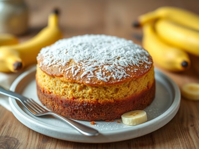 Verse ananascake — AI-gegenereerde illustratie