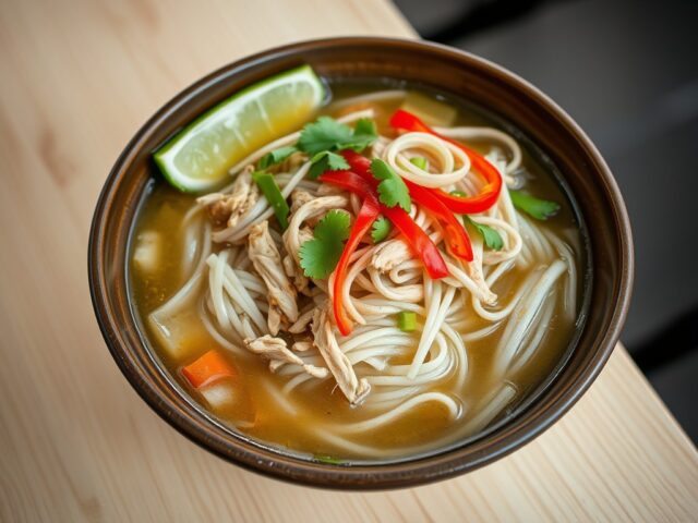 Vietnamese noedelsoep