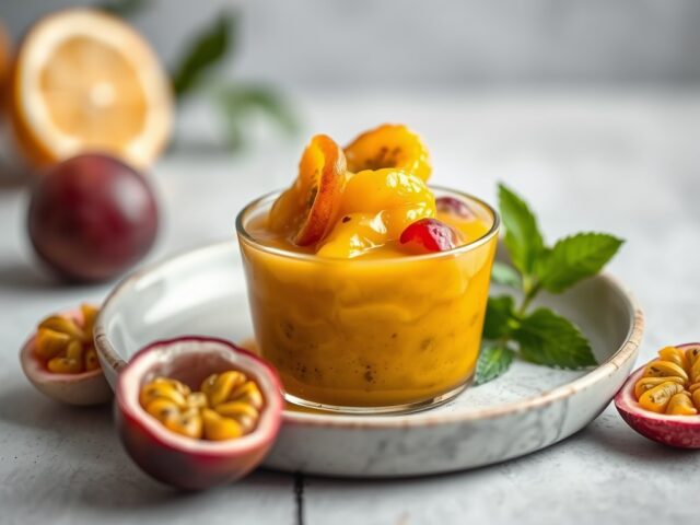 Vijgencompote met passievruchten