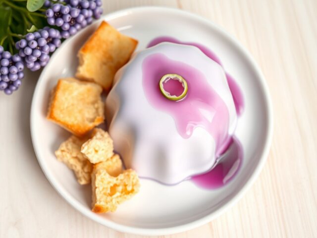 Viooltjesbavarois