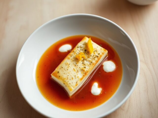Vis in tomatenbiersaus