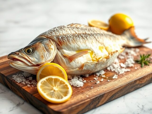 Vis in Zoutkorst uit de Oven