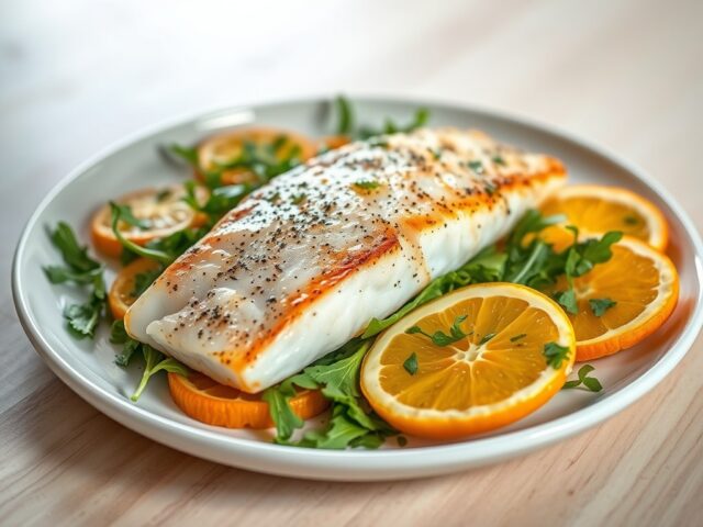 Vis met Salade Citronné