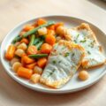 Visfilets met groenten