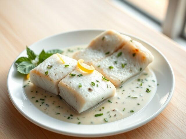 Visfilets met kruiden