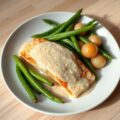 Visfilets met sabayon van Duvel