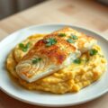 Visfilets met zachte kerriepuree