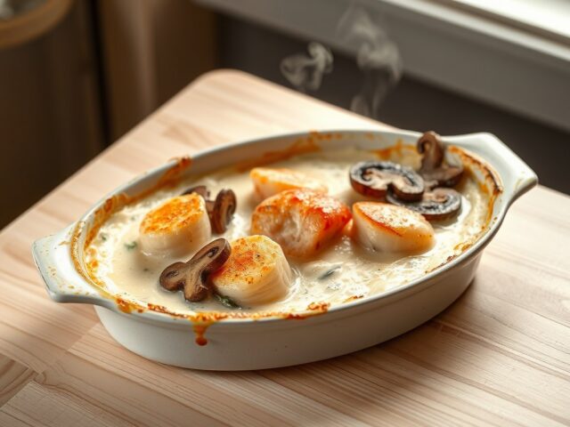 Visgratin met Oud Brugge