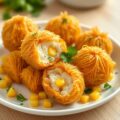 Viskroketjes in engelenhaar