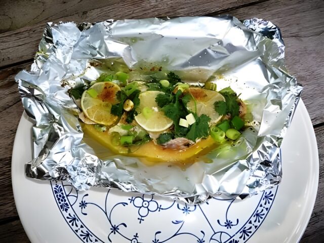 Vispakketje met Vadouvan