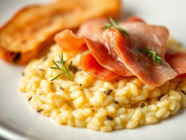 Vispiperade met Spaanse Ham