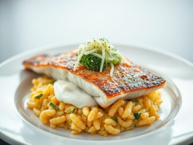 Visschotel met rosti