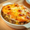 Vlaamse ovenschotel met prei en mosterd