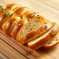 Vlechtbrood met knoflook en rozemarijn