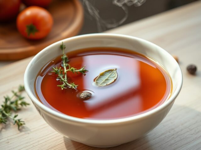 Vlees- wildbouillon