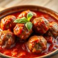 Vleesballetjes in Toscaanse tomatensaus