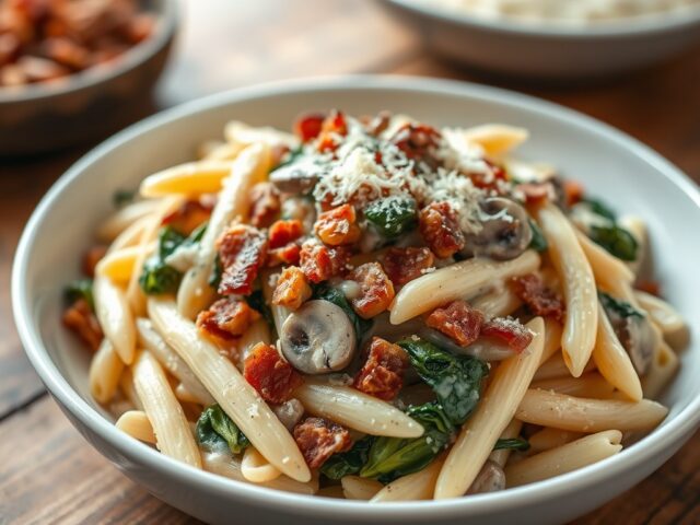 Vlerk pasta (penne of spaghetti)
