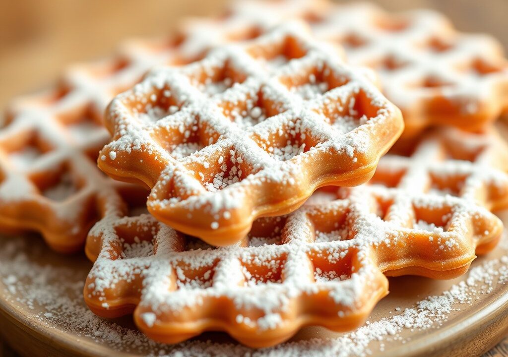 Wafels, AI-gegenereerde illustratie