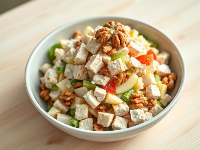 Waldorfsalade met kip