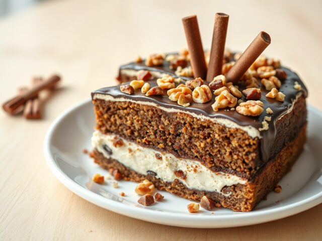 Walnoten-chocolade-Bastognetaart