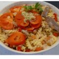 Warm Weer Pastasalade met Tonijn en Sardientjes.