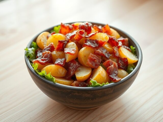 Warme aardappelsalade