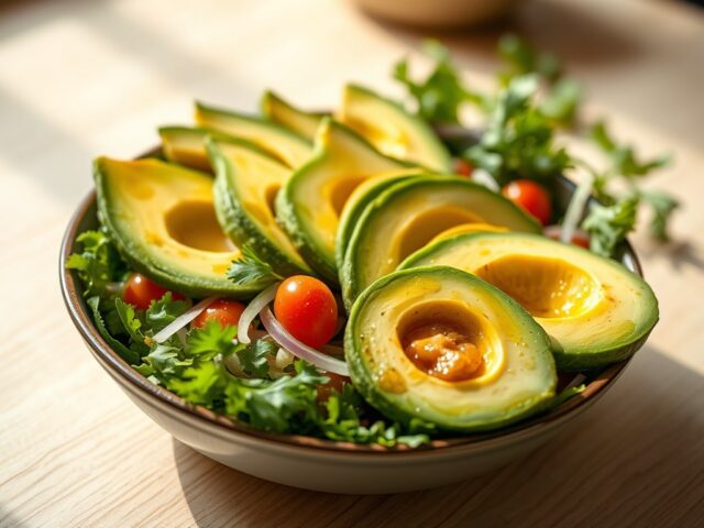 Warme Avocadosalade