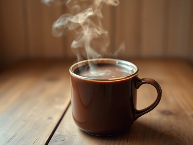 Warme chocolademelk