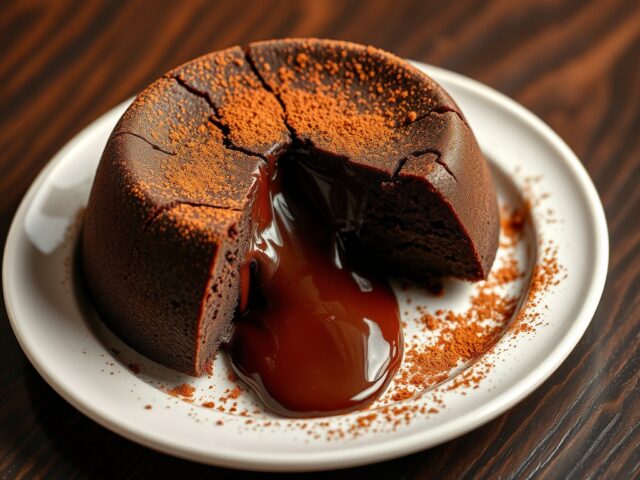 Warme Chocoladetaart