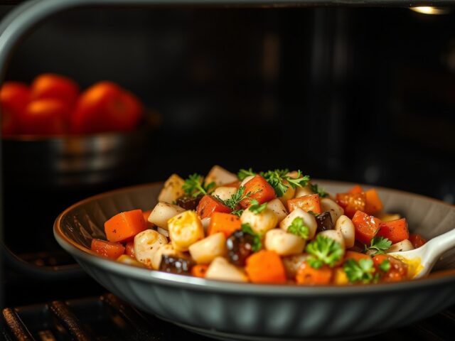 warme groenten salade uit de oven