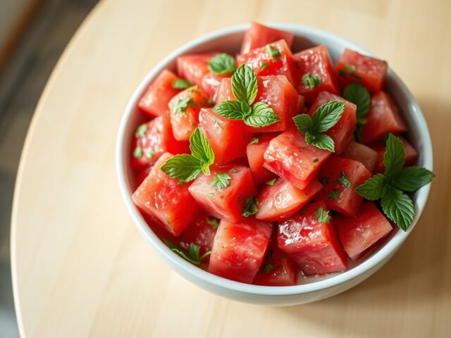 Watermeloen Salade